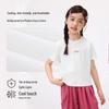 Xiaoyinman Girls' Breathable Antibacterial Short-Sleeve T-Shirt
