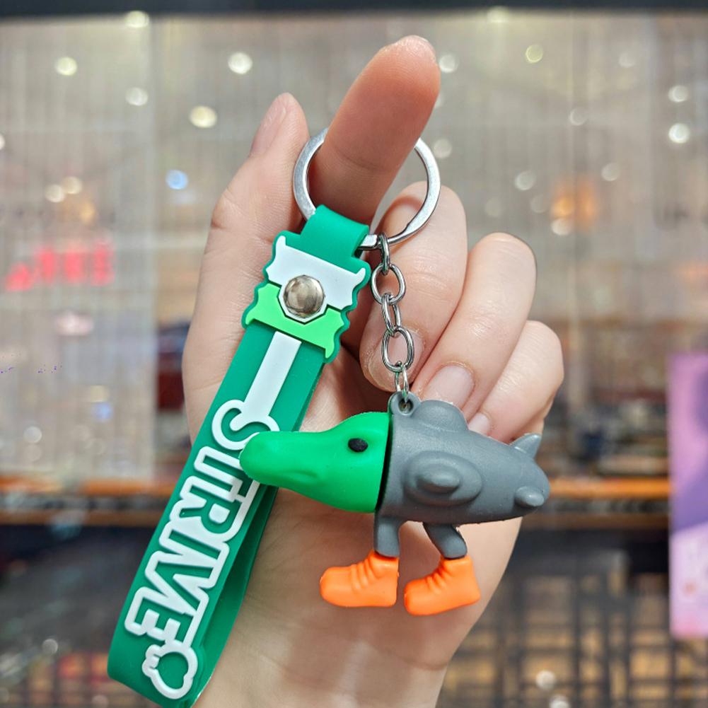 Мультяшные брелки с животными для аксессуаров, смешные мемные брелки-подвески с куклами Капучино Ассасино #11