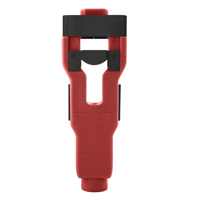 Kit di installazione per utensile da scasso per serratura a scrocco Aiuta a rimuovere materiale Strumento di installazione per serratura a scrocco Utilizzare per porte di spessore 1-3/4" o 1-3/8"