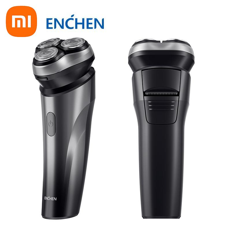 

Электробритва Xiaomi ENCHEN Blackstone Max 3D-подвижные головки Водонепроницаемая С выдвижным прецизионным триммером чёрный