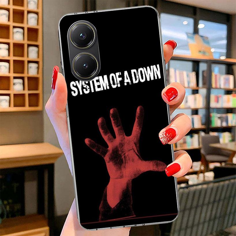 System Of A Down Phone Case For Xiaomi Poco F7 Ultra X7 X6 X5 Pro M7 Redmi 15C 15 13C 13 12C 12 10C 10 9A 9C 9T 9 Shell Poco F7