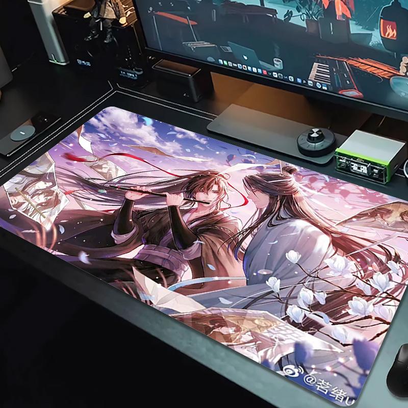 WangXian Color Mouse Pad Large Gaming Table Cushion Non-slip Laptop Tablet Big Mousepad XXL Mat Mini PC Playmat With Lock edge