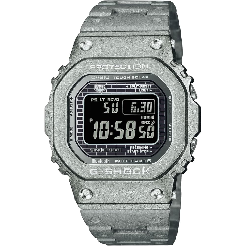 

Casio G-Shock GMW-B5000PS-1JR Bluetooth Full Metal Solar Watch 40th Anniversary Men s Silver