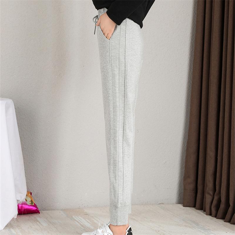 Frühling Herbst Mode lässige Trainingshose Frauen Jogger Frauen Schweiß Hosen abgeschnitten weibliche Hose Jogginghose Harajuku Streetwear