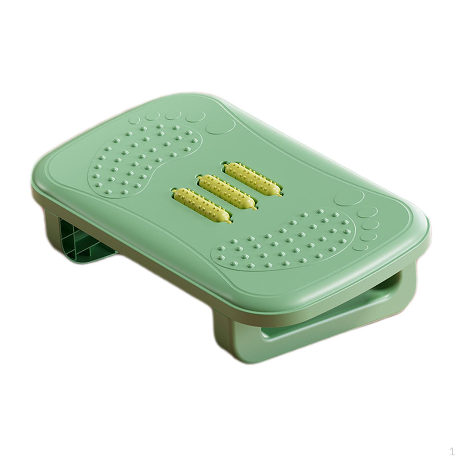 

Подставка для ног под настольным табуретом. Удобная подставка для ног с роликовой массажной ножкой для автомобильных игр. зелёный