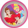 Plat Cuisines Tataway Bol En Plastique Rose Et Blanc Disney Pour Filles Princesses Cendrillon Ariel Belle Avec Base Antidérapante