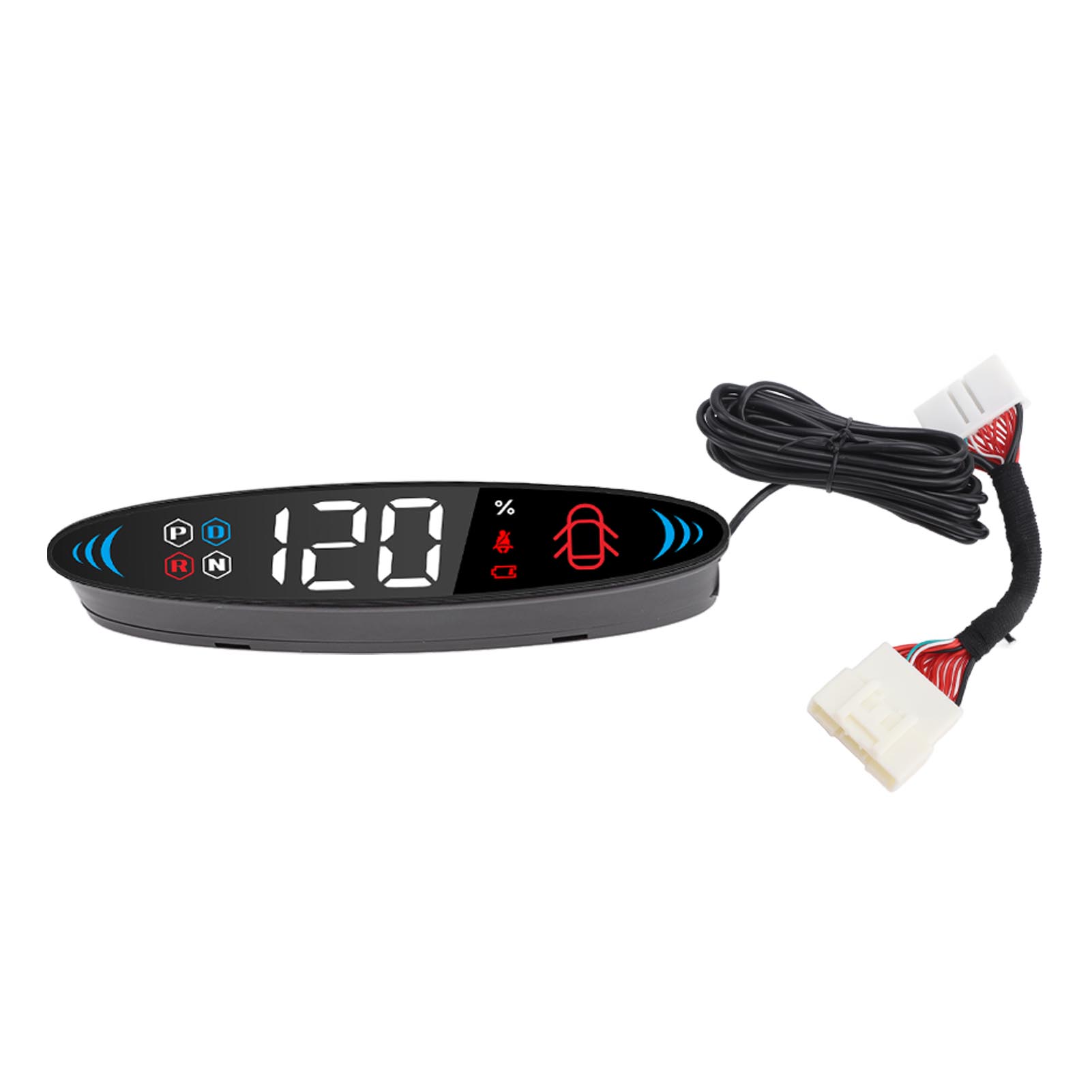 

Автомобильный HUD дисплей скорость передача поворотник аккумулятор питание дверь напоминание монитор замена для Tesla