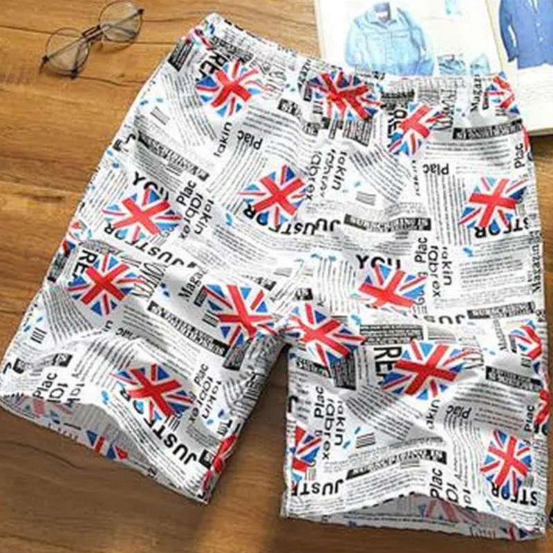 Men's Summer Sports and Leisure Five-point Shorts Summer Loose and Quick-drying Men's Beach Shorts