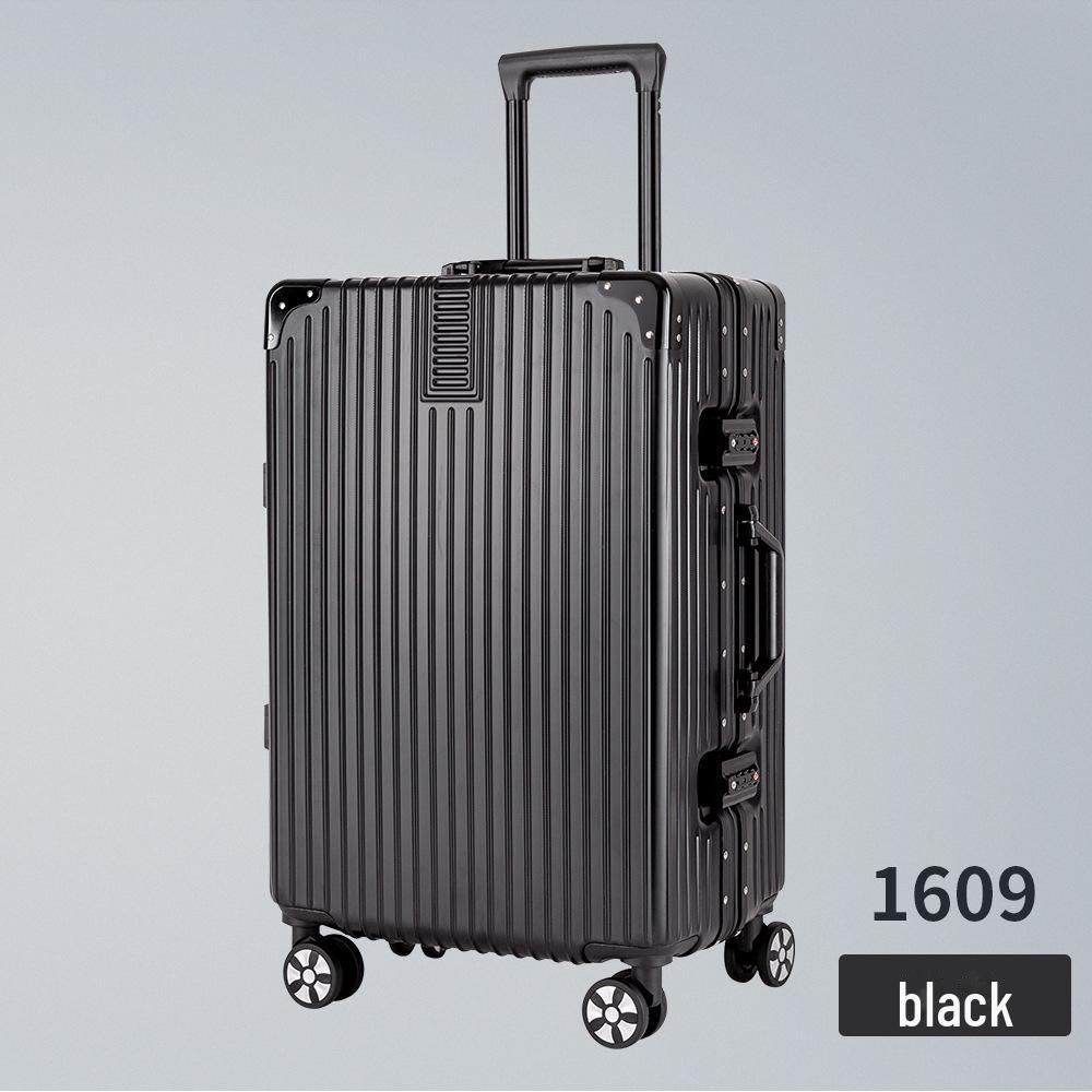 Yongsheng 20" Aluminum Frame Anti-Fall Suitcase with Universal Wheels - Stylish and Durable for Women and Students