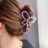 Beach Headwear Butterfly Hair Claw Plastic Butterfly Shark Clip Butterfly Hairpin  Vacation