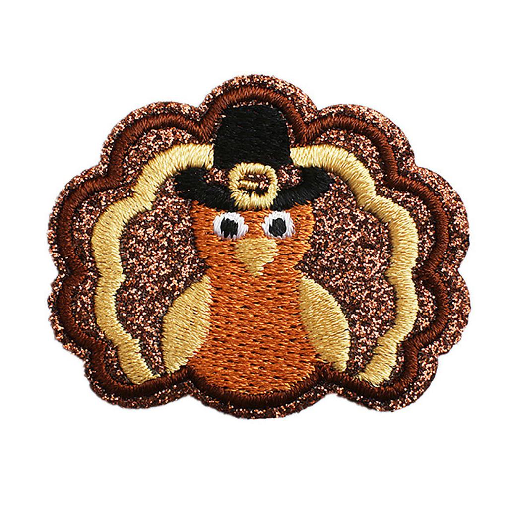 Christmas Iron-on Embroidered Patches Sew Applique Embroidered Patches for Jeans Clothing Festival DIY Christmas Gifts