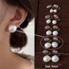Shi Jia Mantou Lux Pearl Earrings 925 Silver Studs for Women 2024