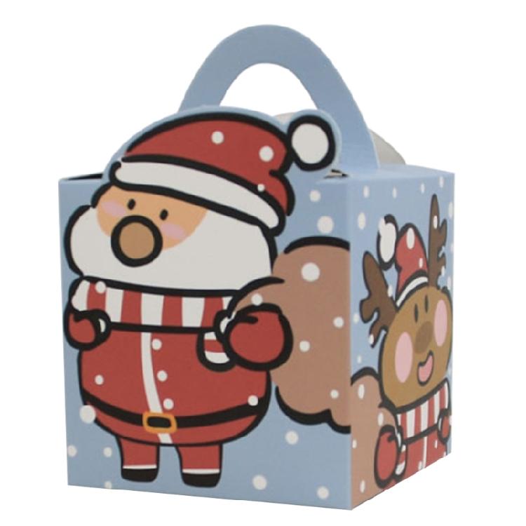 Christmas Goody Gift Boxes Xmas Treat Boxes Paper Candy Boxes for Kids Party