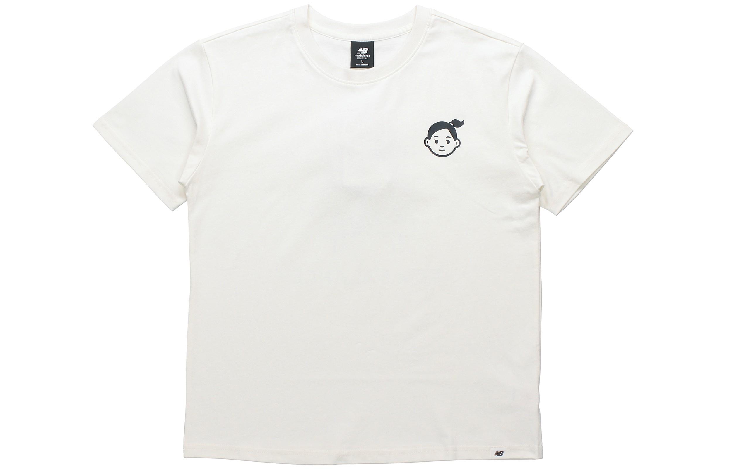 New Balance Noritake Collection Set in Sleeve T Shirt Women s White AWT12333-RSI XL