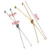5Pcs Silver Extension Chains Stainless Steel Hand Bracelet Extensions  Jewelry Decoration