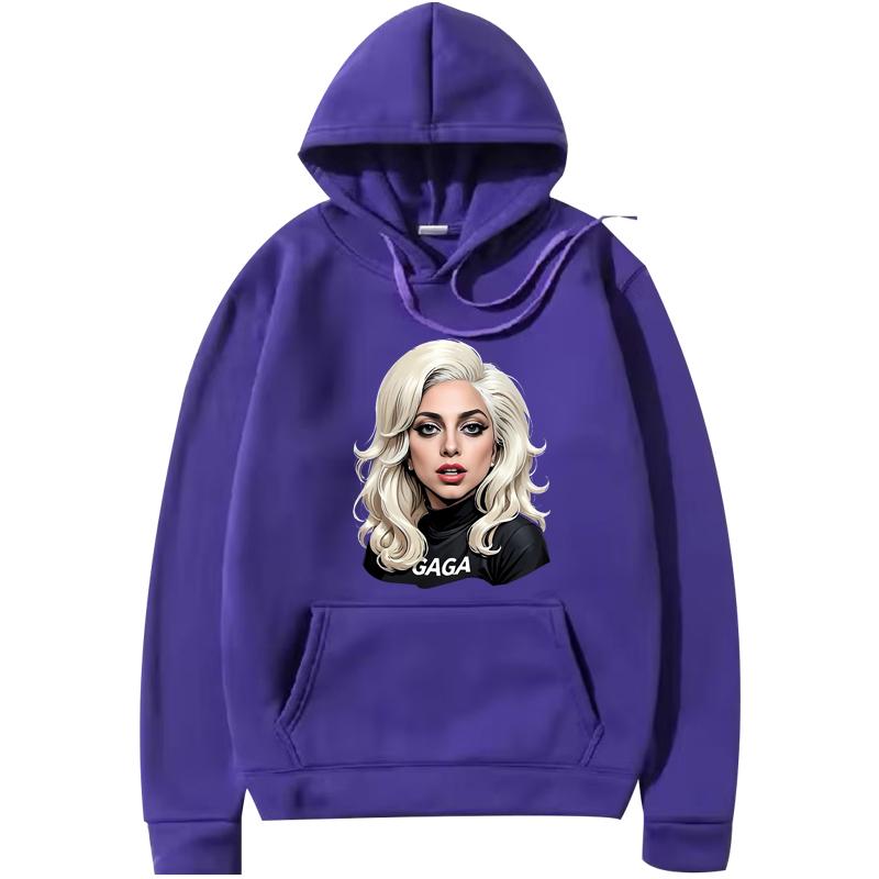 Felpa Grafica Classica Lady Gaga Uomo Donna Vintage Manica Lunga Felpa di Alta Qualità Con Stampa Oversize Casual Felpa Unisex
