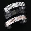 Stainless Steel Seven-Bead Watch Strap for Tissot T41, Elbow 12-24mm