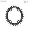 DECKAS BCD96 Round/Oval Chainring for XTR/M8000/M9000 Bikes