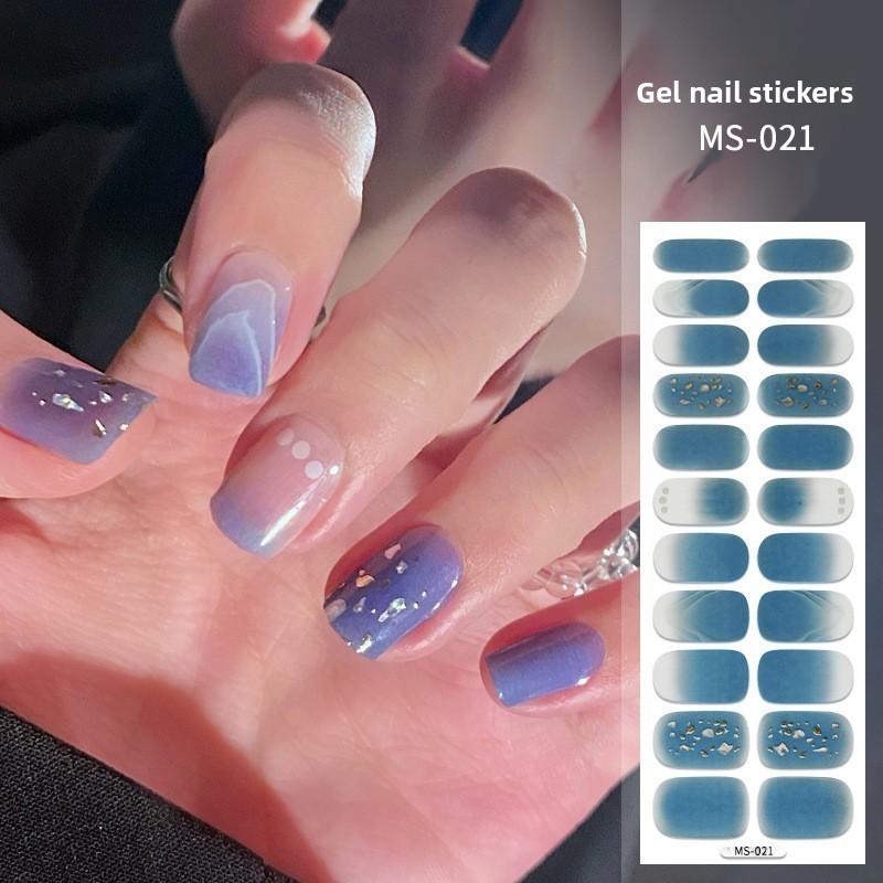 Nail Polish Stickers Without Baking, Nail Polish Glue, Nail Stickers for Manicure