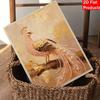 DIY Pearl Peacock 5D Rhinestone Art Kit for Adults Round Half Pearls Wall Decoration Handmade Craft Gift Frameless
