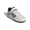 Adidas Originals Forum Low C Comfortable Versatile Durable Low Top Kids Skate Shoes Kids Sneakers White Black JH6360