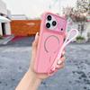 Wrist Strap Armor Case for iPhone 11-17 Pro Max Wireless Charging