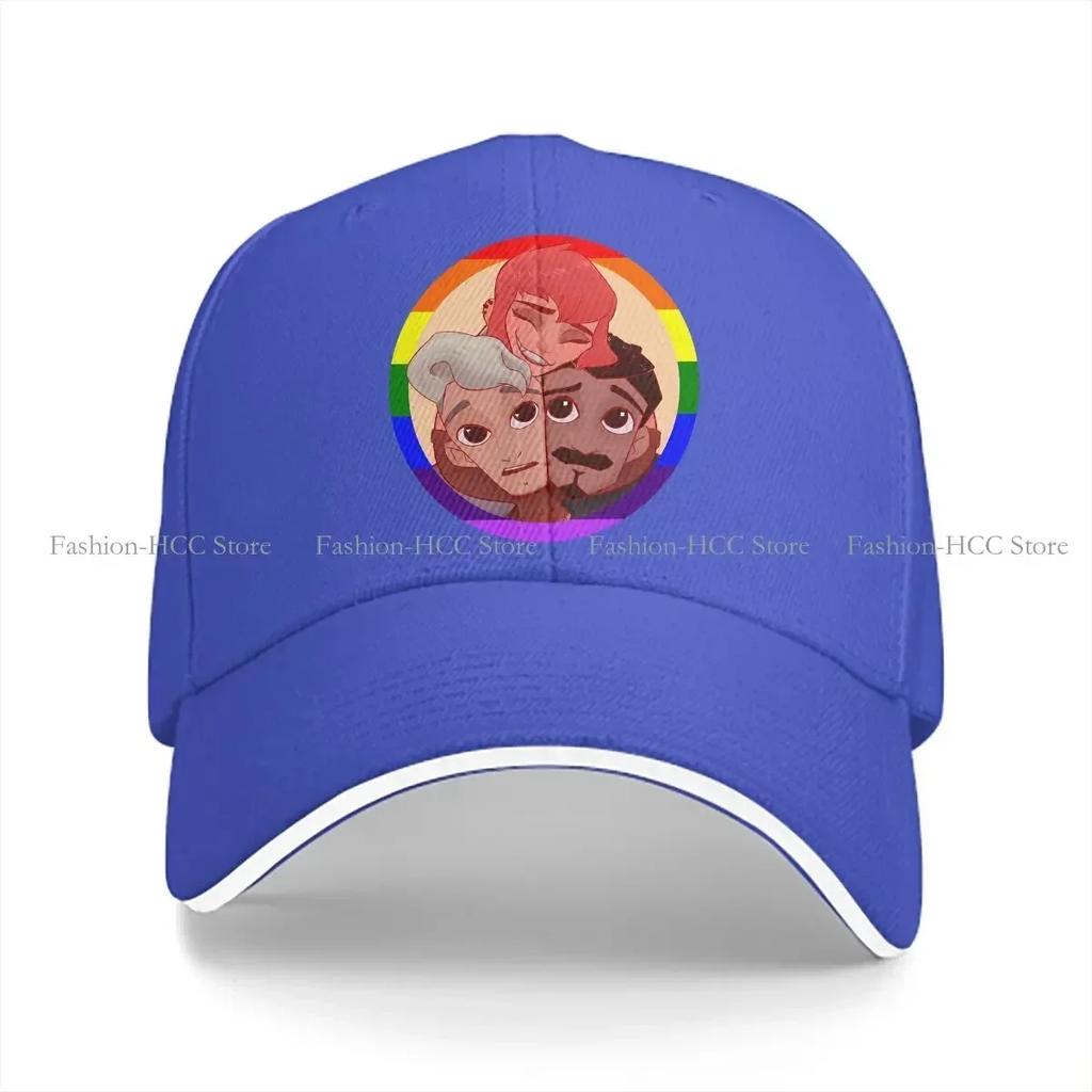 Rainbow Solid Color Baseball Caps Peaked Cap Nimona Girl Sun Shade Hats Unisex Women