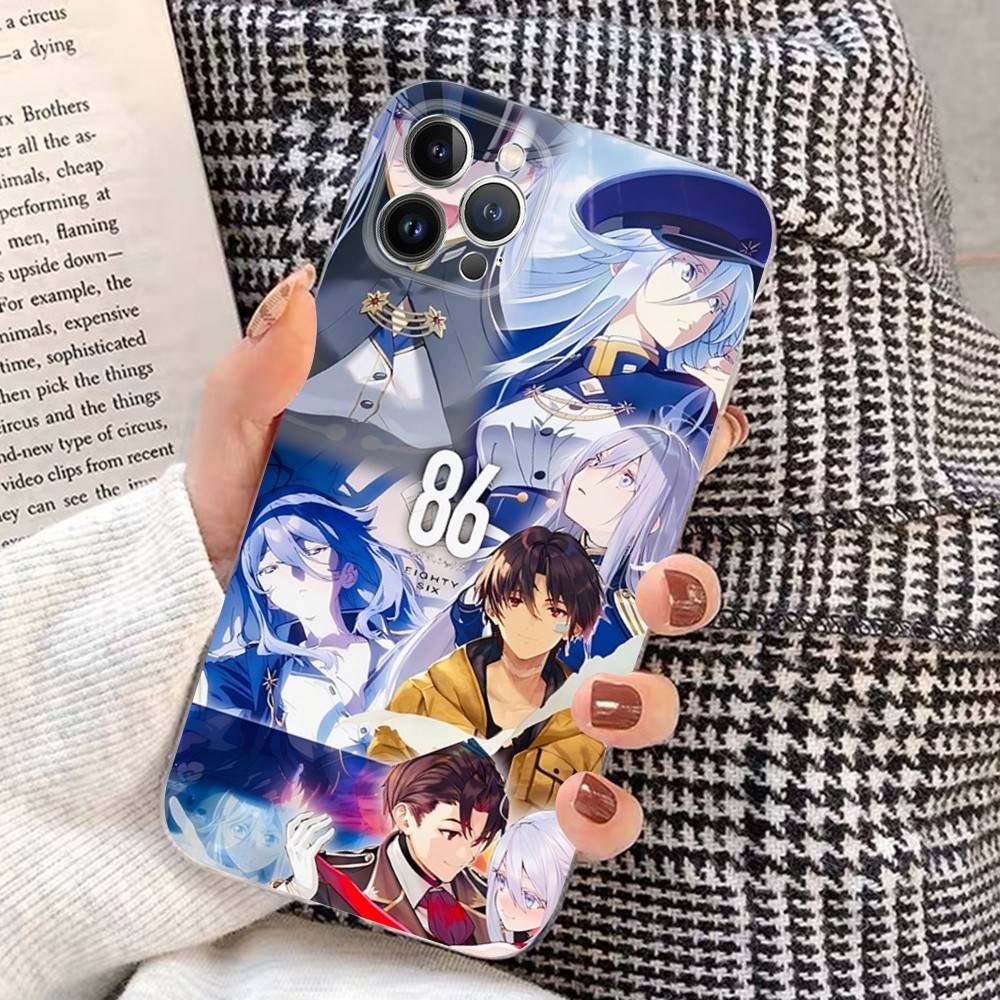 Anime 86 Eighty Six Phone Case For IPhone 16 15 14 11 12 13 Mini Pro XS Max Cover 6 7 8 Plus X Funda Shell