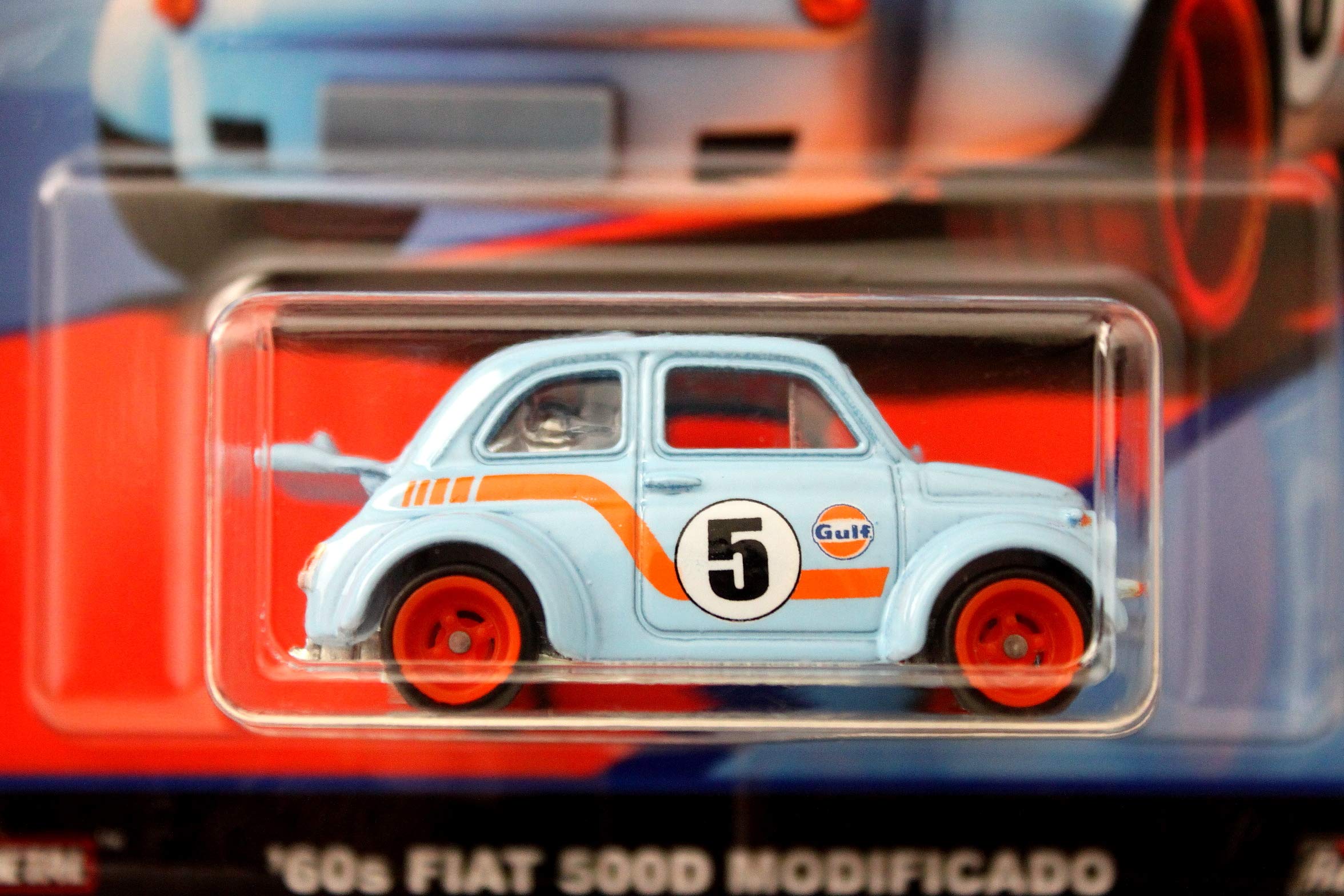 

Hot Wheels 2019 Car Culture Fiat 500D Modified Gulf Blue #001 60