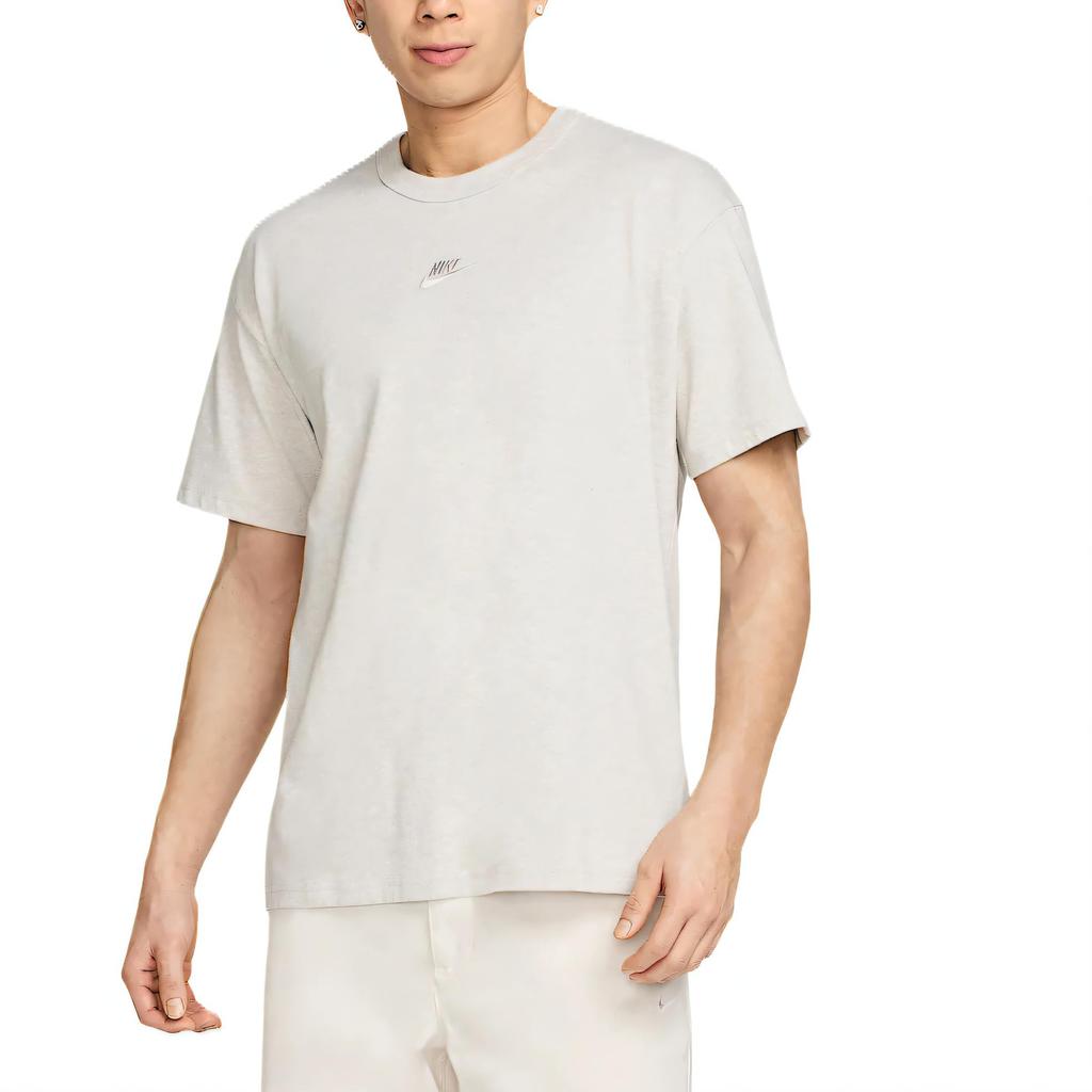 Nike Sportswear Essentials Premium Comfortable Breathable Fashion Sports Casual Short Sleeve T-Shirt Men T-Shirts Light-Bone DO7393074