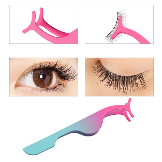 Professionelle falsche Wimpernpinzette, multifunktionale elastische Schönheitswerkzeuge