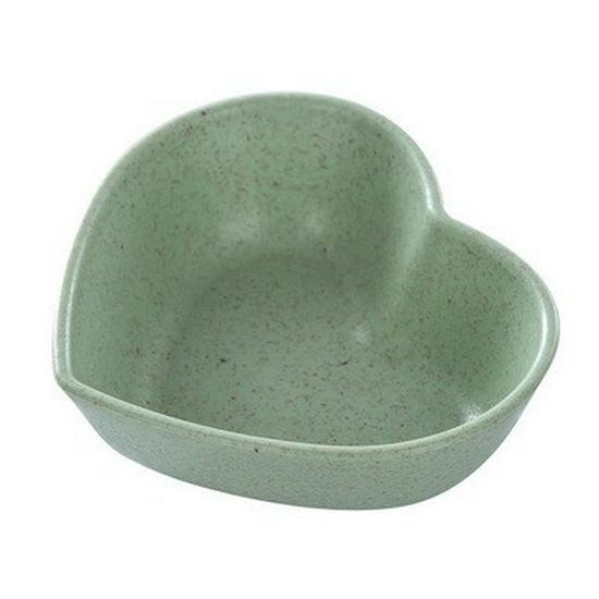 Wheat Straw Creative Round Pickle Dish - Plastic Snack & Dipping Sauce Plate