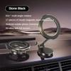 360° Adjustable Magnetic Car Mount - Alloy Folding Cell Phone Holder Used for iPhone 15 14 13 12 Pro