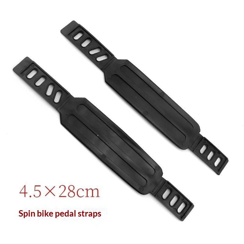Bike Pedal Replacement Accessories 1 Pair Adjustable Rubber Strap Wear-Resistant Cycling Parts for Cruiser Bikes Beach Riding