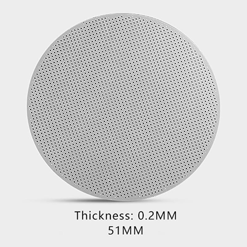 

51/53/58 мм Многоразовый Кофейный Фильтр Термостойкая Сетка Кофейник Фильтр для Кофемашины Ручка Кофемашины Экран для Пака 51mm