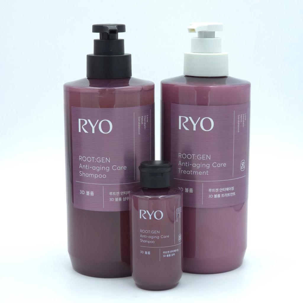 Root:Gen Anti Aging Care Shampoo Treatment Set Hair Lose 3D Volume (shampoo 550ml+80ml +treatment 550ml)