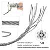 Structure 7x19, 304 Stainlessss Steel Non-rotating Wire Rope, Useds for Cranes and Slings, Diameter 1.5-3.0 Mm.