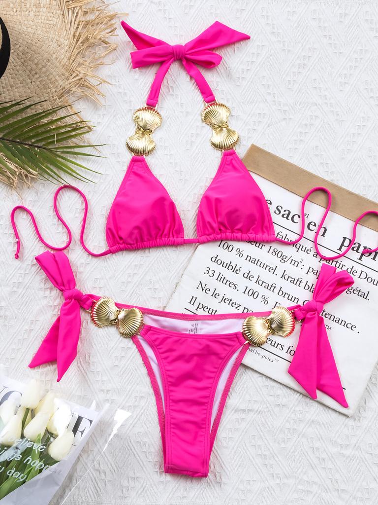 Push Up bikiny sexy dámské plavky Dámské plavky Skořápkové bikini souprava plavky mikro biquini letní plavky