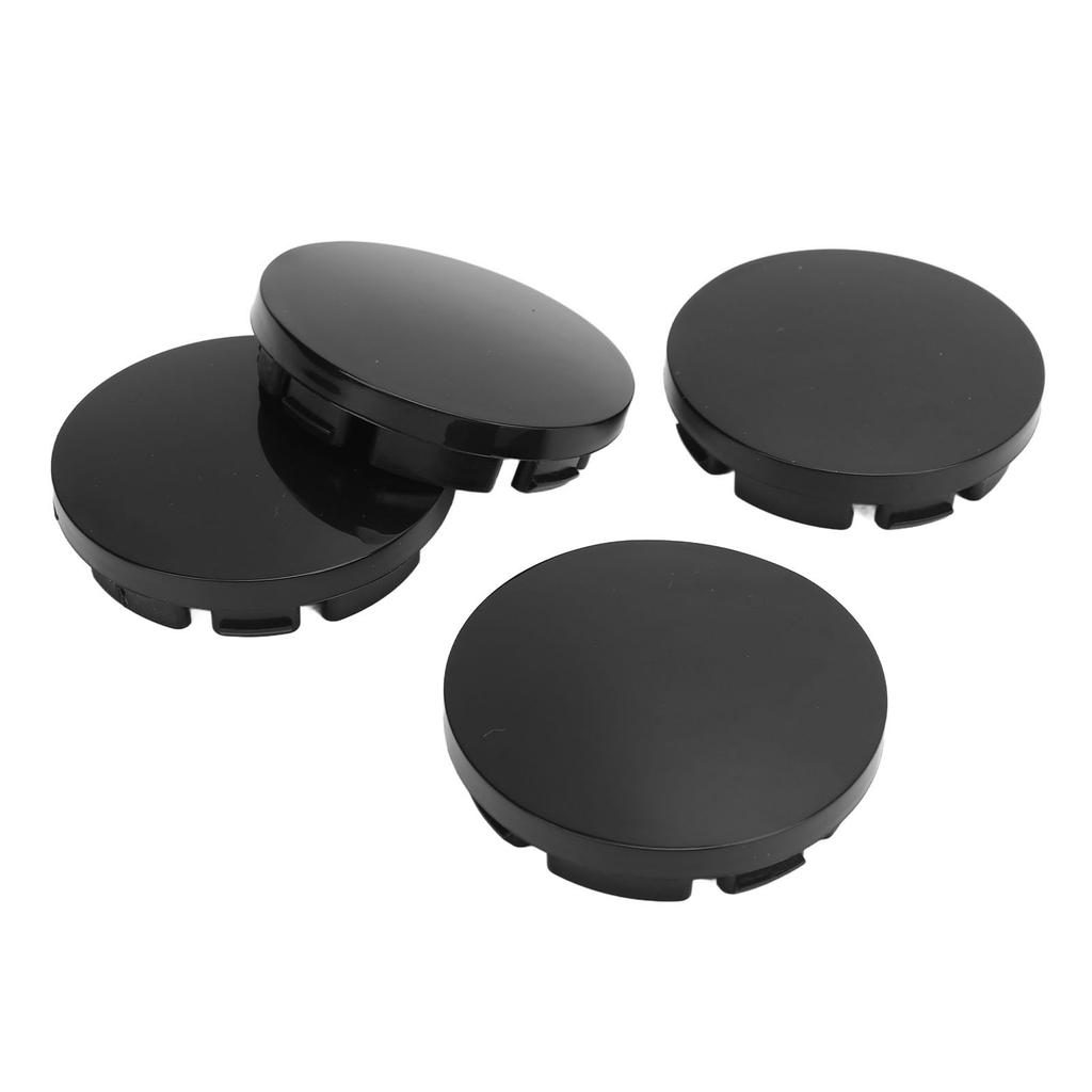 56mm 4 Pezzi Tappi Centrali Ruota Auto Neri Copritappo Centrale Cerchione Gomma Compatto Universale per Veicolo