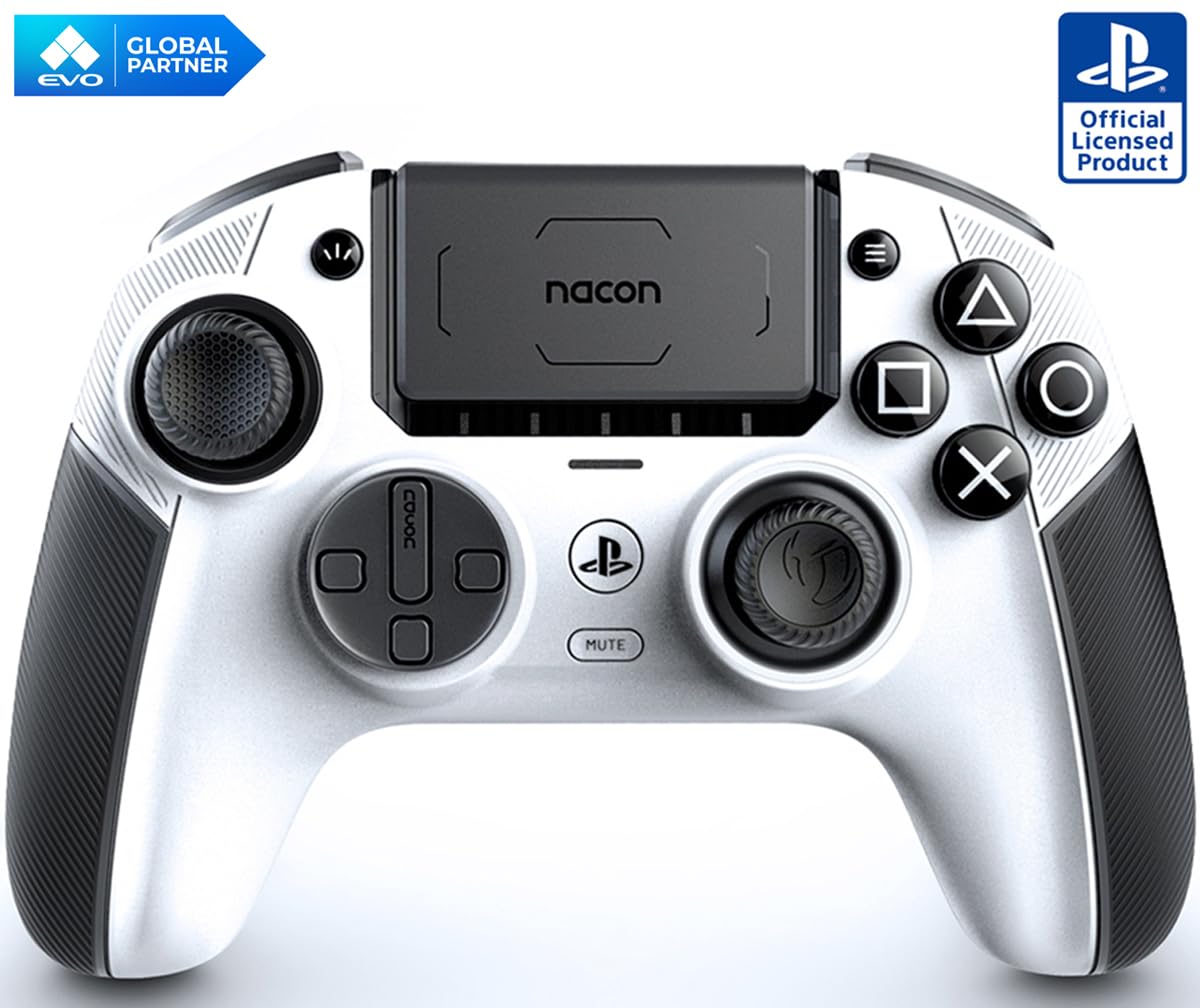 

Ліцензований контролер NACON REVOLUTION5 Pro з однорічною гарантією [] [Продукт SONY] (Білий) [Сумісність PS5, PS4, ПК] (PS5RP5WJP) білий
