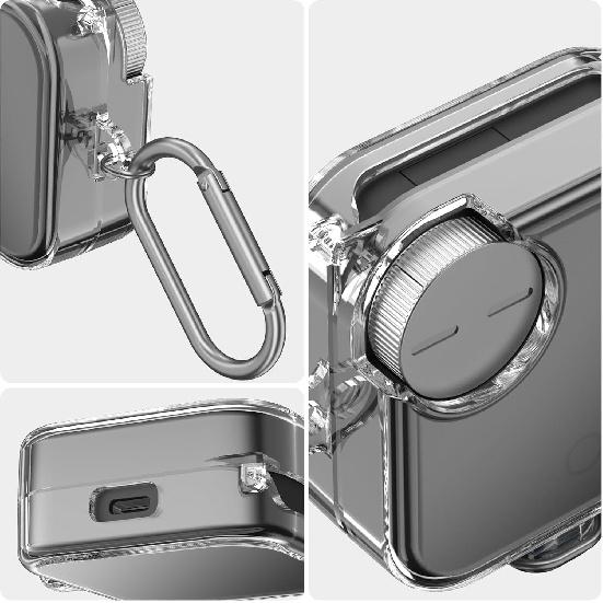 Secure Lock for CMF Buds Pro 2 / Buds 2 Plus Case Cover, Clear