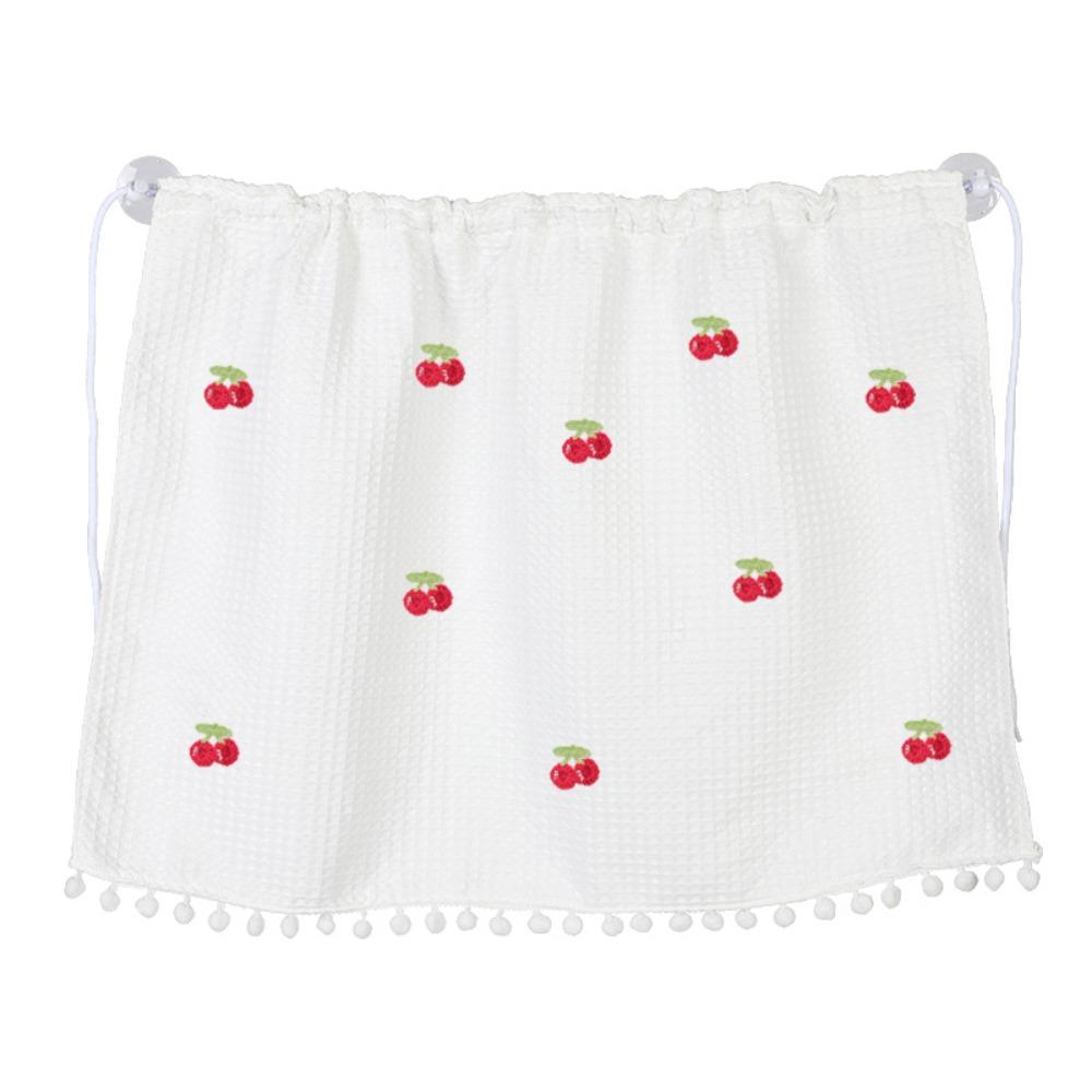 Cartoon Embroidery Window Sunshade Cute UV Protection Suction Cup Sun Shade Cover Waffle Cloth Sun Visor Car