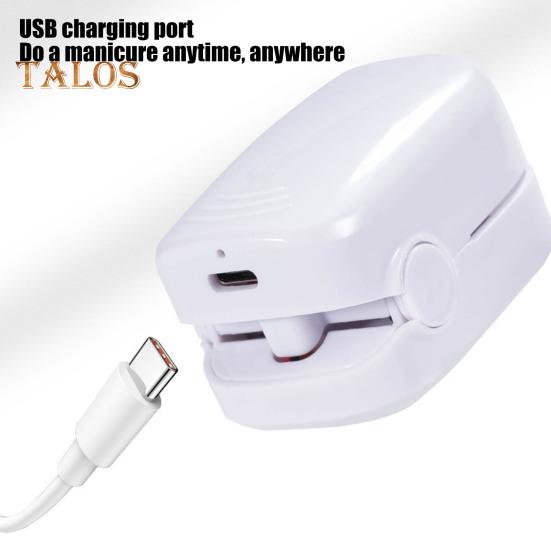 Nail Fungus Treatment LED Device 460nm Blue Light USB Charge Onychomycosis Cleaner for Nail Health Restoration And Pain Relief Blue Light Nail Therapy