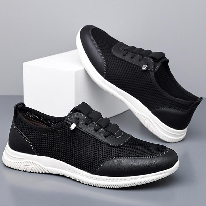 Summer Men's Mesh Casual Sneakers Sweat-Absorbant Breathable Dress Shoes New Comfortable Walking Oxford Shoes Trainers for Men
