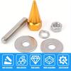4PCS M6 Threaded Tips Screw Car Modified Fasteners Fender Washer Bumper Engine Screws License Plate Aluminium Alloy Bolts