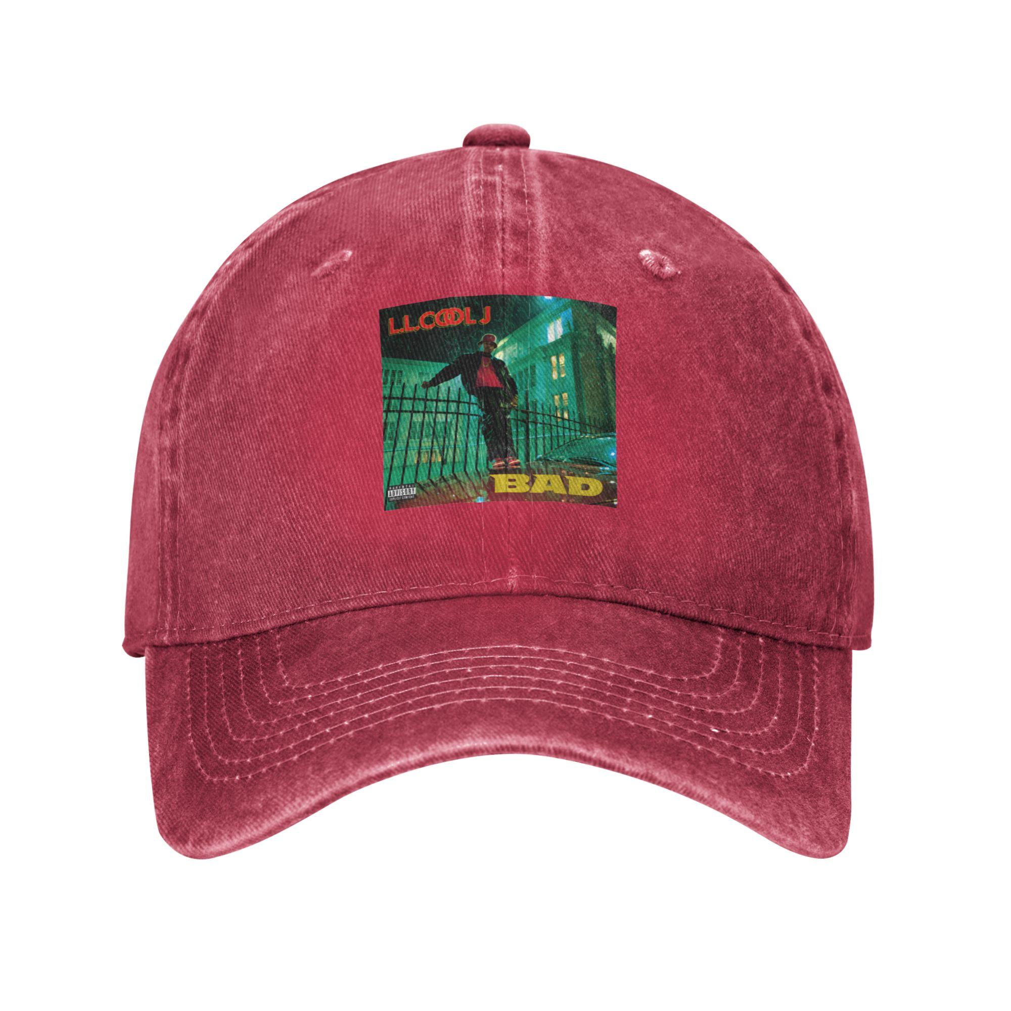 LL Cool J album Bigger and Deffer Casual And Relaxed Baseball cap Uv Protection Sports Enthusiasts Casual Denim Hat One Size