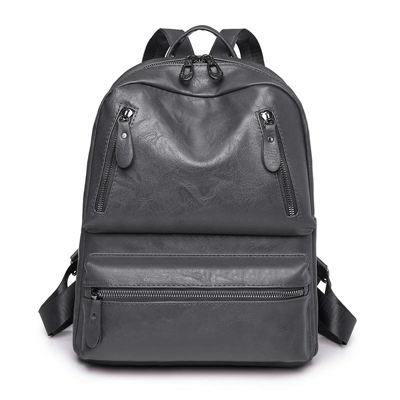 Luxury Cowhide Female Satchels Backpack Multifunctional Travel Bags New Vintage Women Backpack Large Capacity Student School Bag