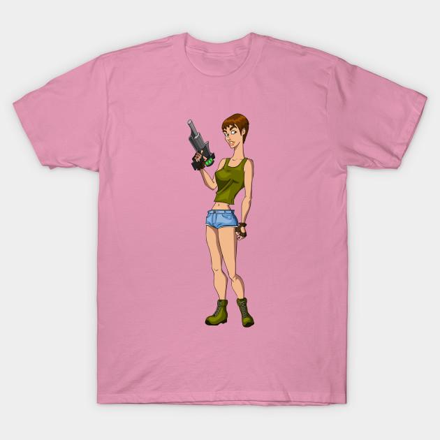 T Shirt Women Action Girl Harajuku Print Kawaii Tshirt Summer Short Sleeve Female T-Shirt Top Tee