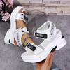 Women Sandals 2025 New Summer Platform Wedge Shoes Casual Heightening Slope with Shoes for Women High Heels Beach Sports Sandals