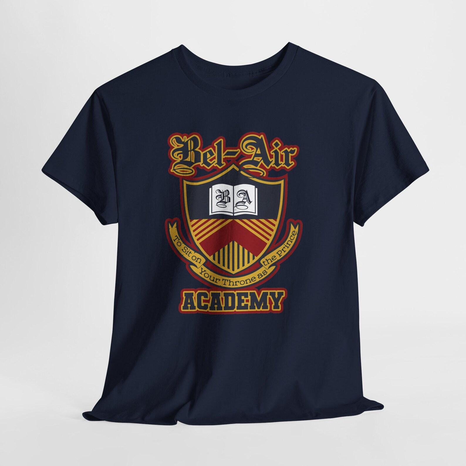 Bel-Air Academy Fresh Prince T-Shirt – Men s Red Black Navy Cotton Tee 3XL